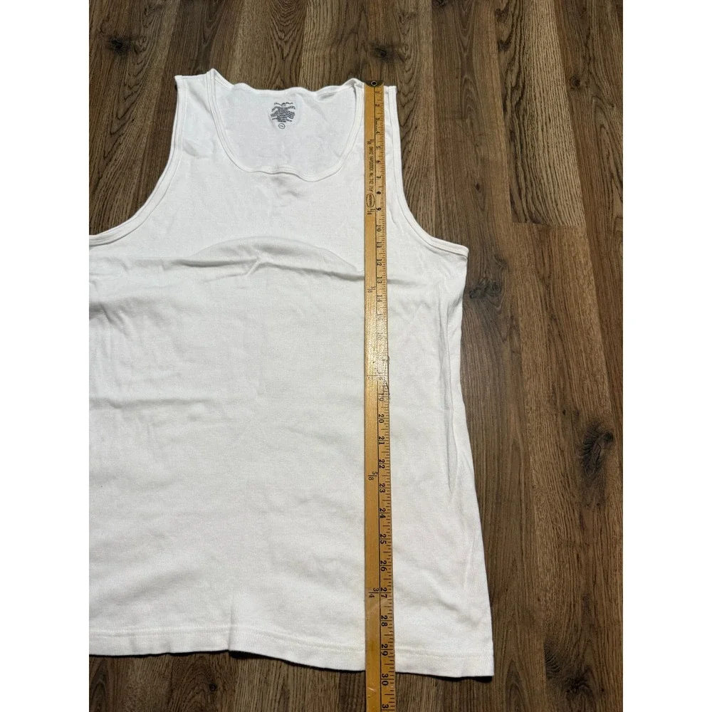 Goodfellow & Co Tank Top Mens XXL White Adult Ribbed Cotton Undershirt Good